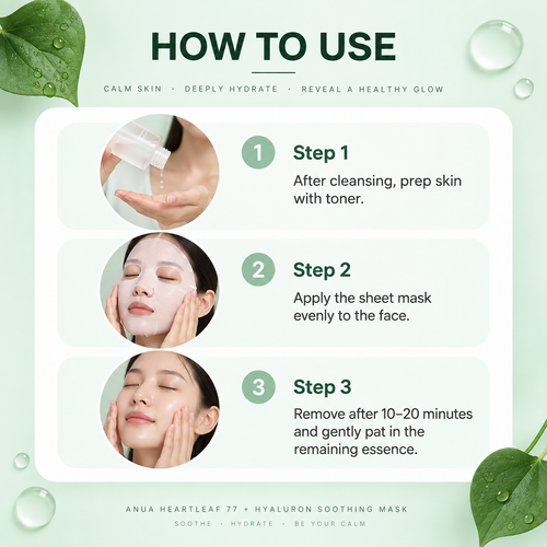 Load image 1 in gallery view. ANUA Heartleaf 77 Soothing Mask