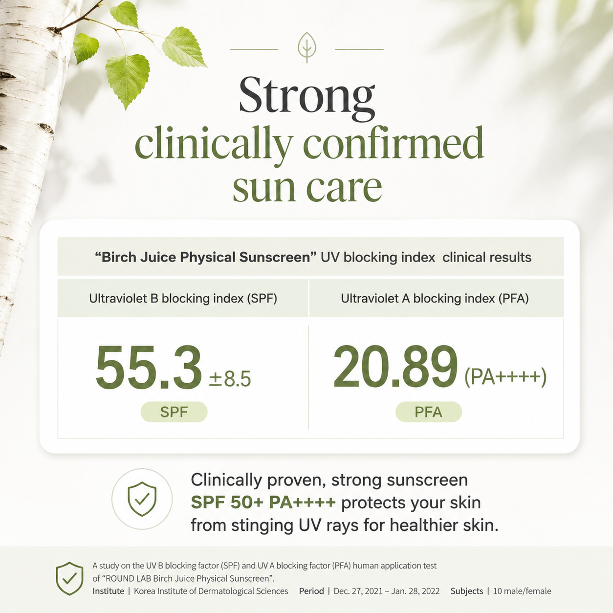ROUND LAB Birch Mild-Up UVlock SPF 50+