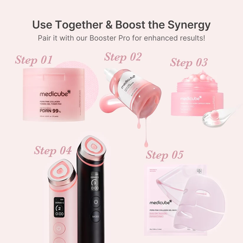 Load image 1 in gallery view. MEDICUBE PDRN Pink Peptide Serum 30ml
