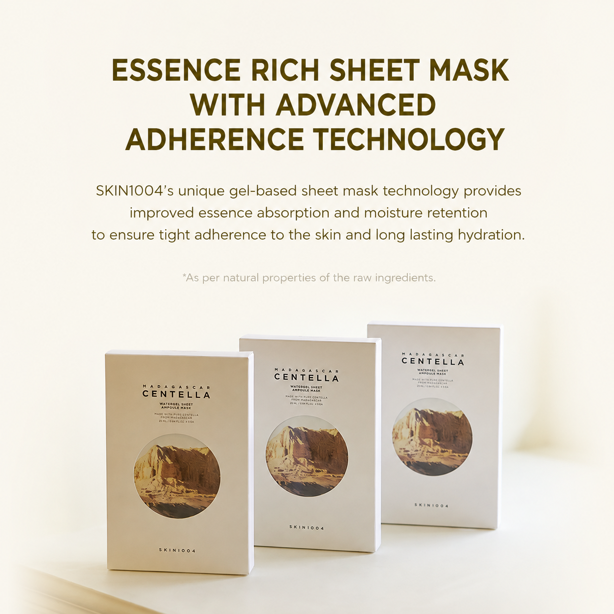 SKIN1004 Madagascar Centella Watergel Sheet Ampoule Mask