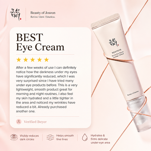 Load image 1 in gallery view. BEAUTY OF JOSEON Revive Eye Serum: Ginseng + Retinal
