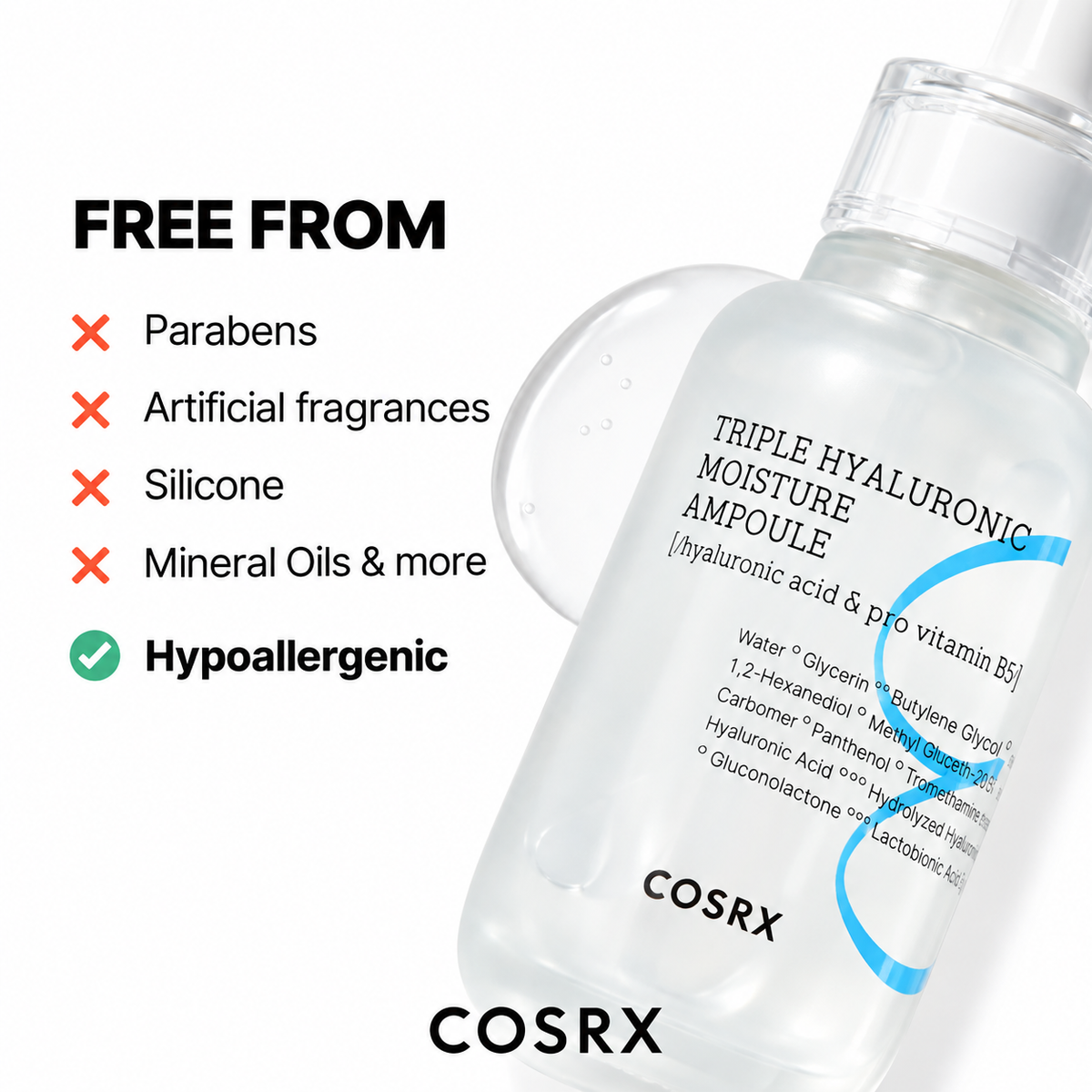 COSRX Triple Hyaluronic Moisture Ampoule 40ml