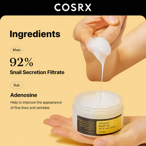 Load image 1 in gallery view. COSRX Advanced Snail 92 All In One Cream