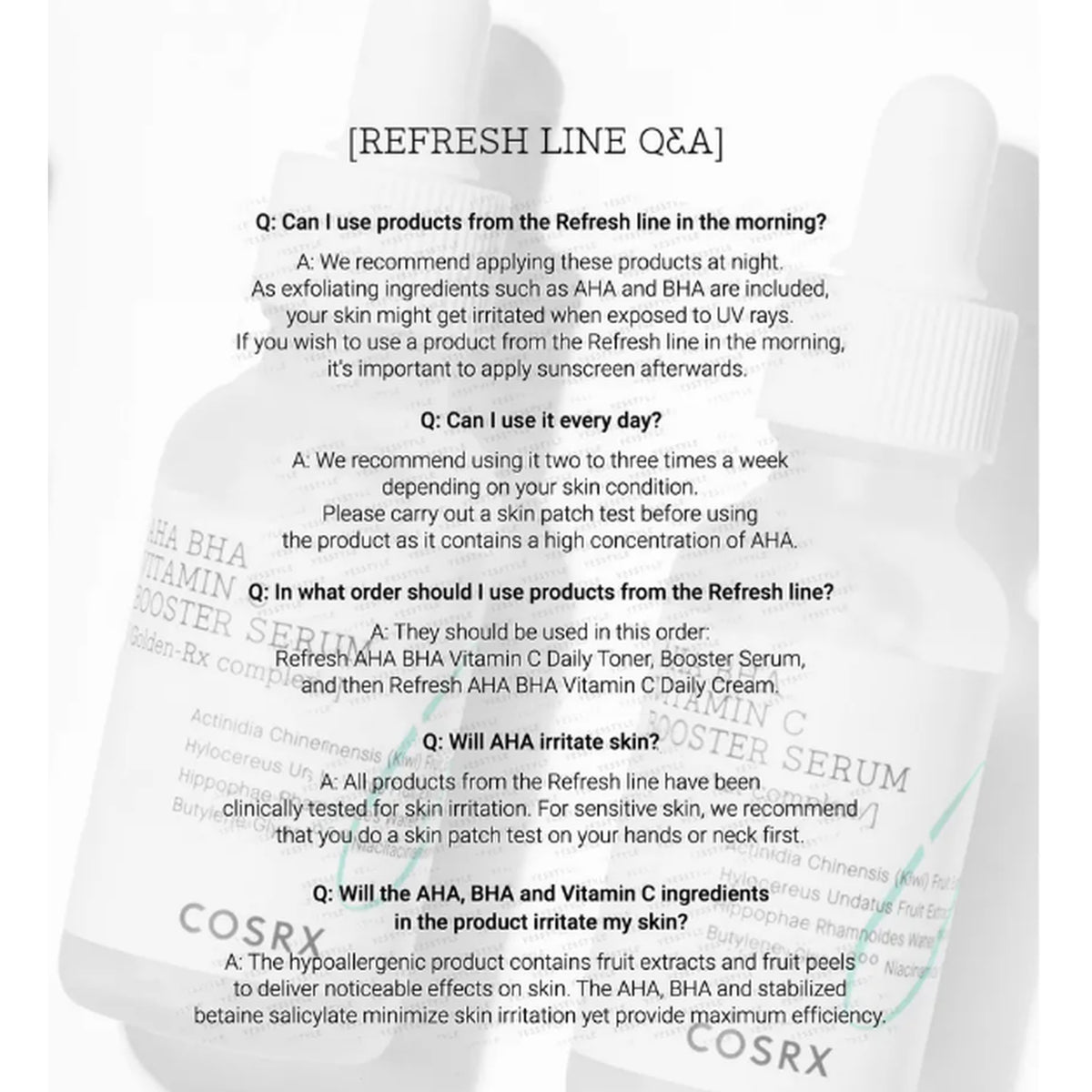COSRX Refresh AHA BHA Vitamin C Daily Cream 50ml