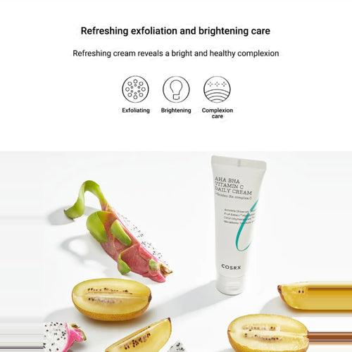 Load image 1 in gallery view. COSRX Refresh AHA BHA Vitamin C Daily Cream 50ml