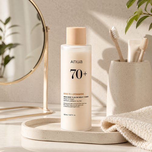 Load image 1 in gallery view. ANUA Rice 70 Glow Milky Toner