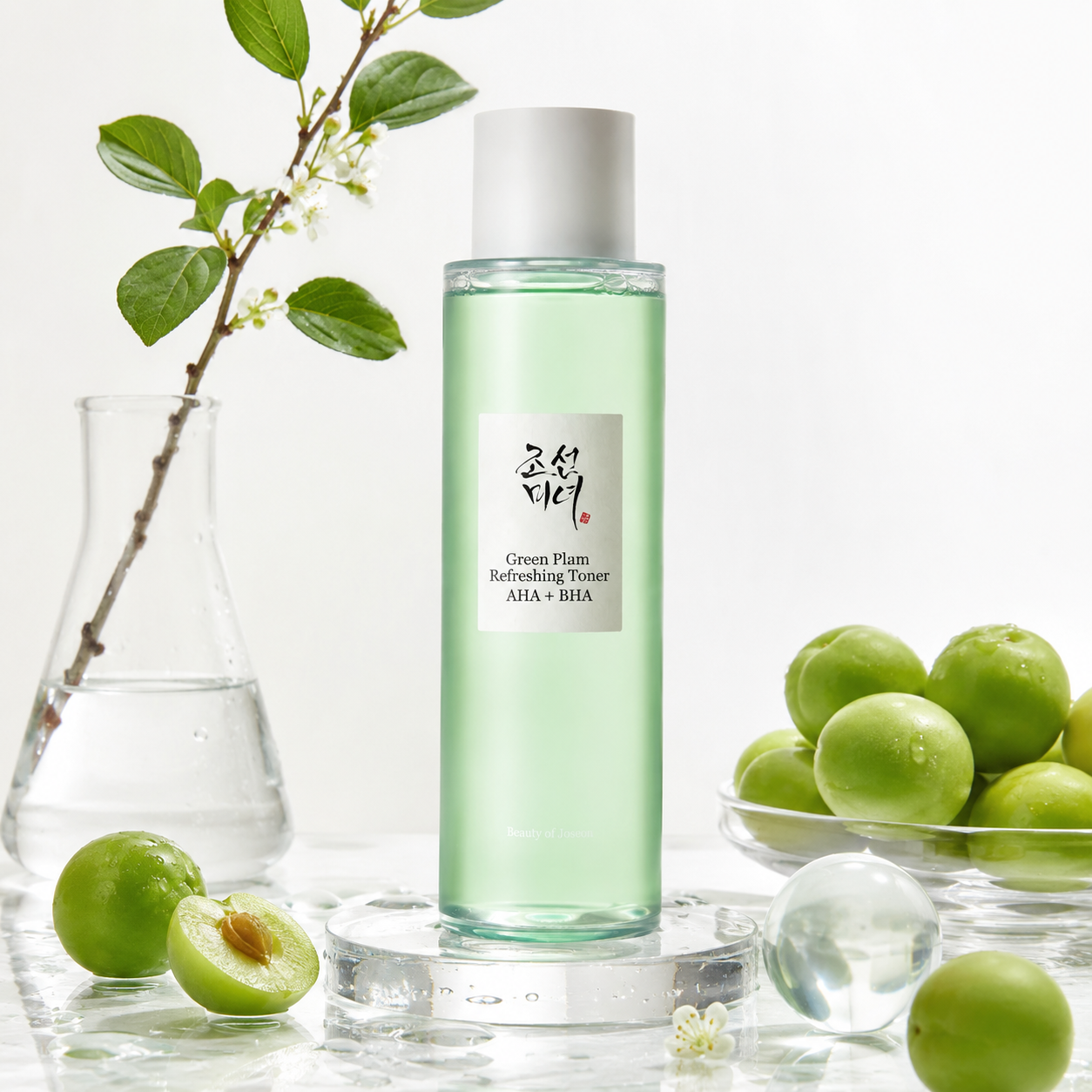 BEAUTY OF JOSEON Green Plum Refreshing Toner : AHA + BHA