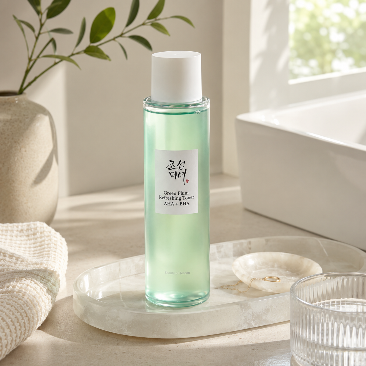 BEAUTY OF JOSEON Green Plum Refreshing Toner : AHA + BHA