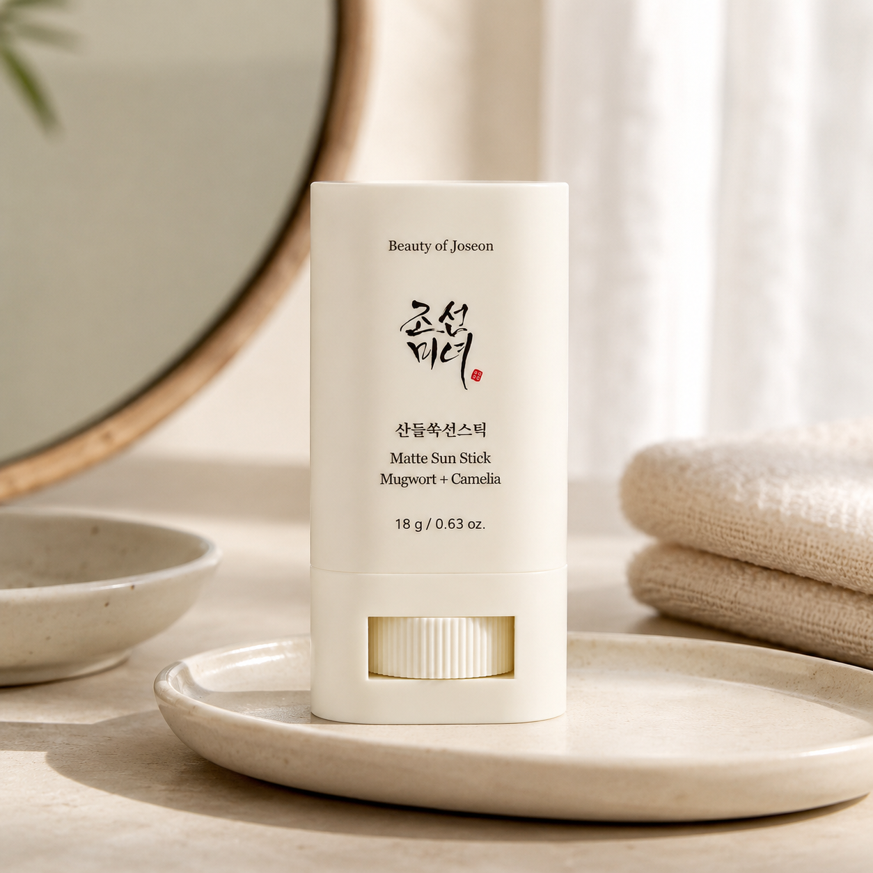 BEAUTY OF JOSEON Matte Sun Stick : Mugwort + Camelia