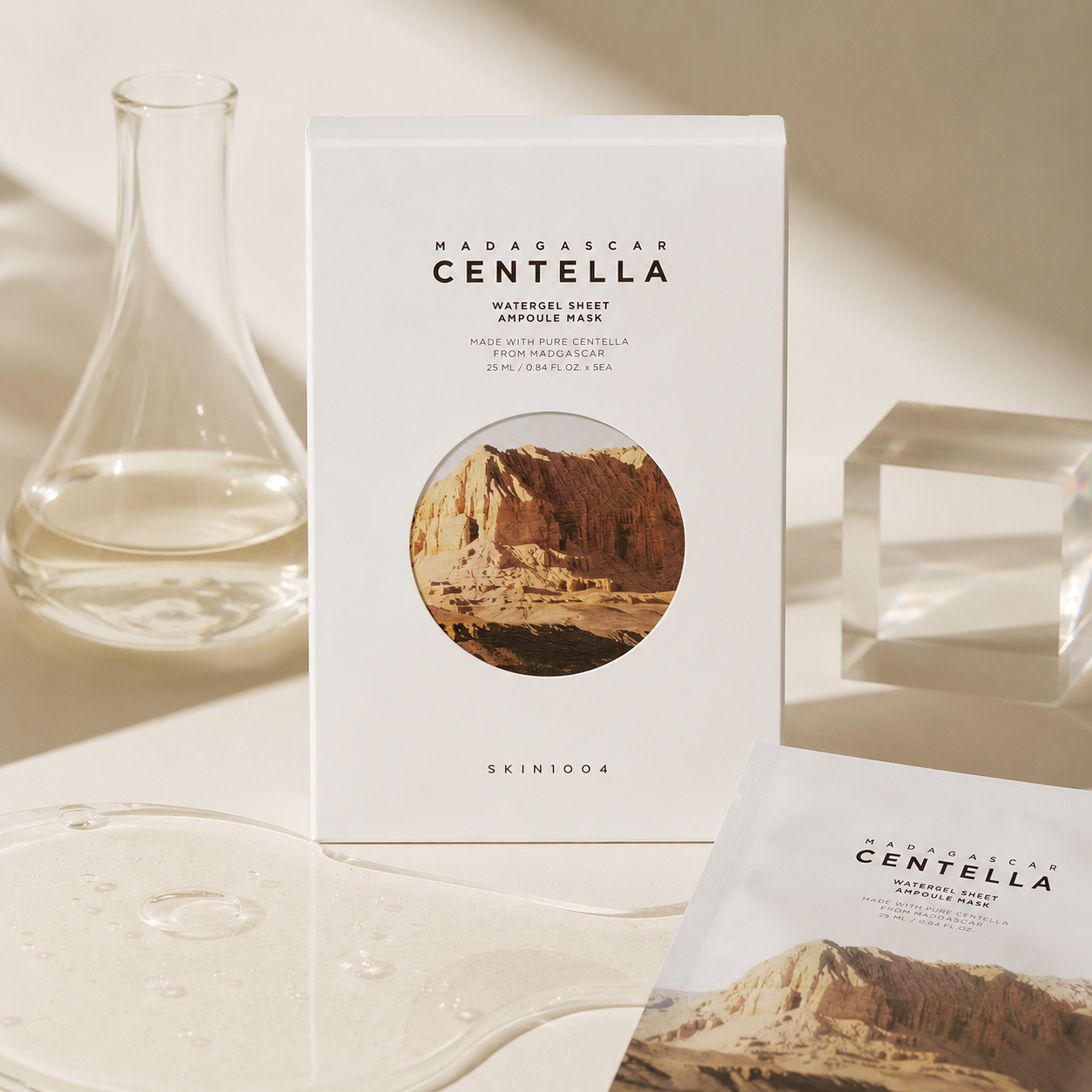 SKIN1004 Madagascar Centella Watergel Sheet Ampoule Mask 5ea