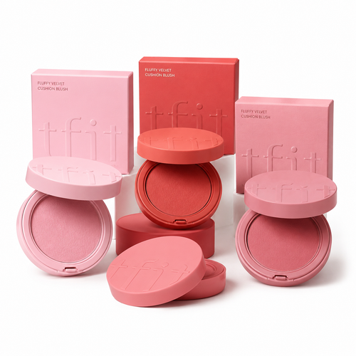 Load image 1 in gallery view. TFIT Fluffy Velvet Cushion Blush 4g