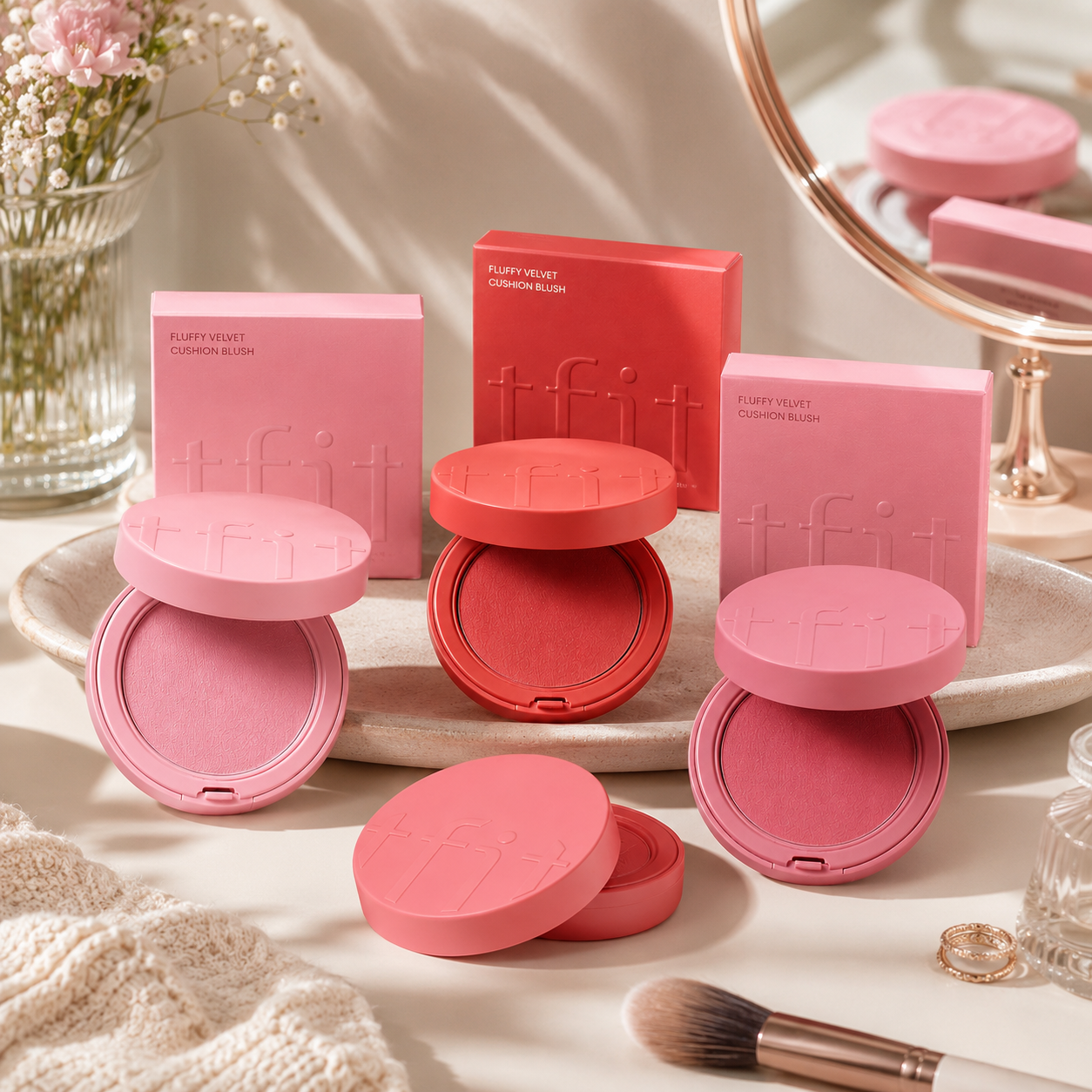 TFIT Fluffy Velvet Cushion Blush 4g