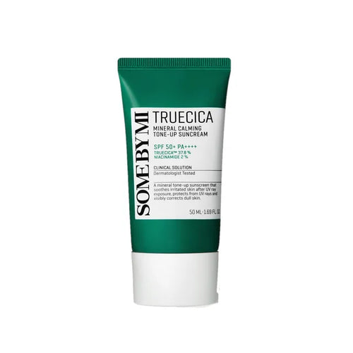 Load image 1 in gallery view. SOME BY MI	Truecica Mineral Calming Tone Up Suncream