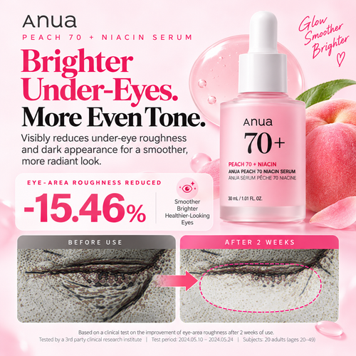 Load image 1 in gallery view. ANUA Peach 70% Niacinamide Serum