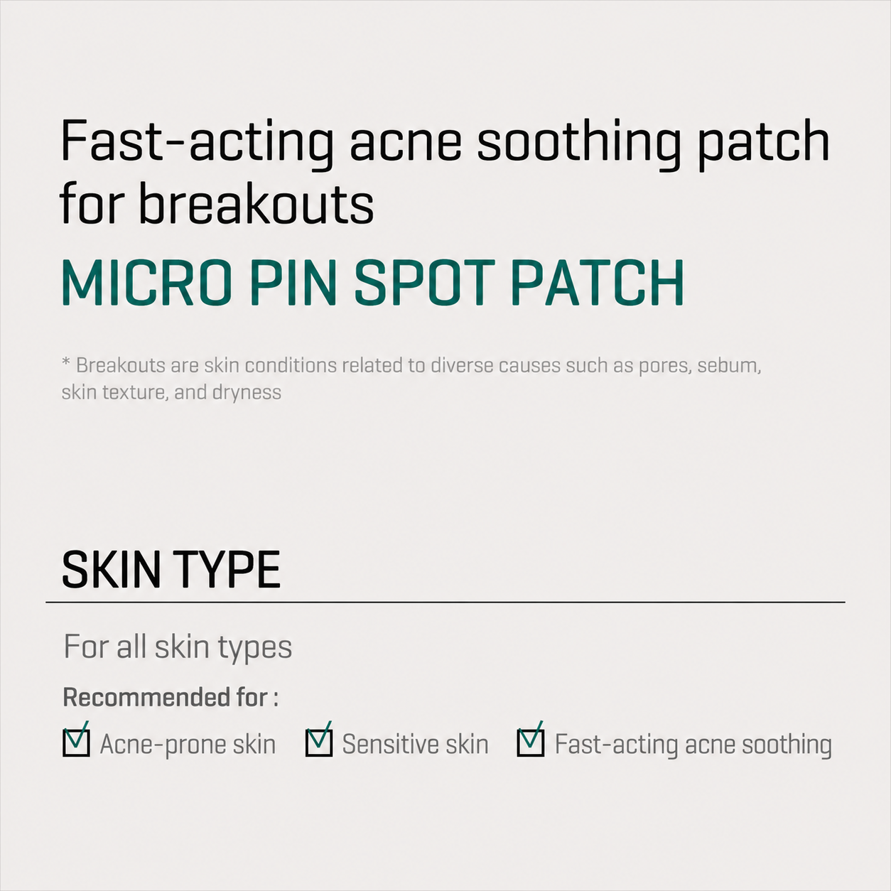 SOME BY MI Micro Pin Spot Patch