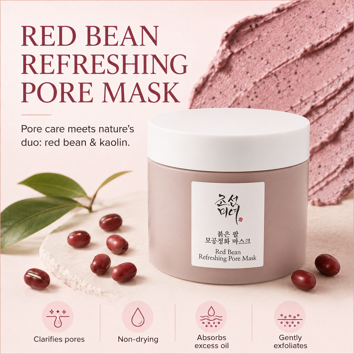 BEAUTY OF JOSEON Red Bean Refreshing Pore Mask