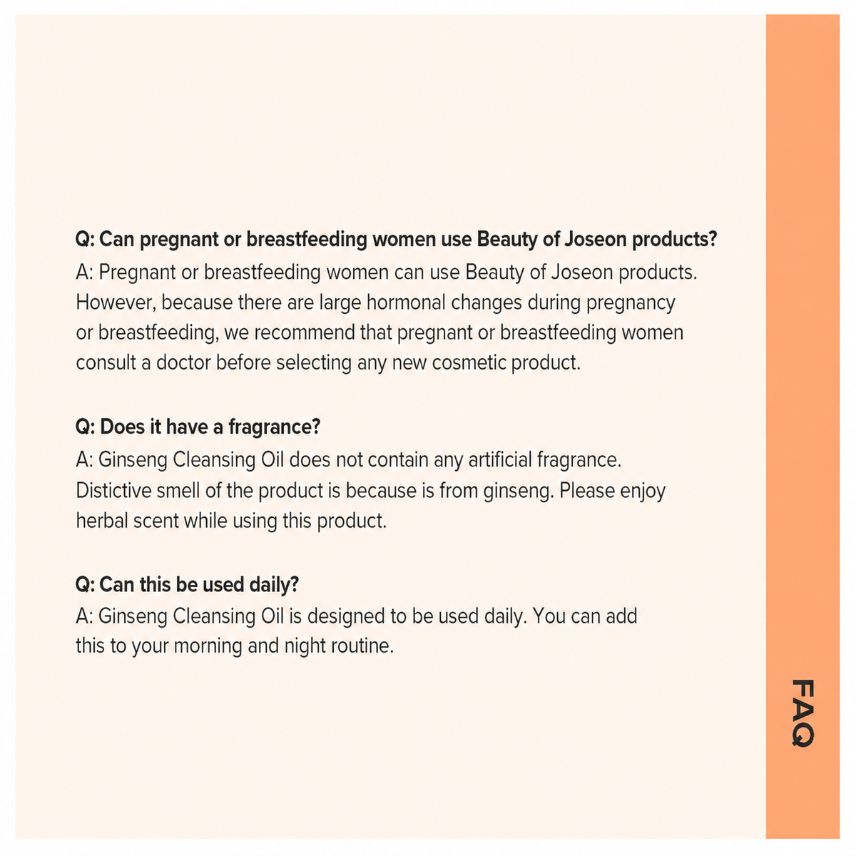 BEAUTY OF JOSEON Ginseng Cleansing Oil