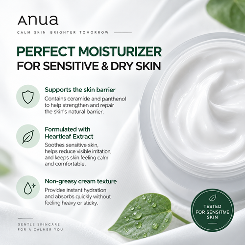 Load image 1 in gallery view. ANUA Heartleaf 70% Intense Calming Cream