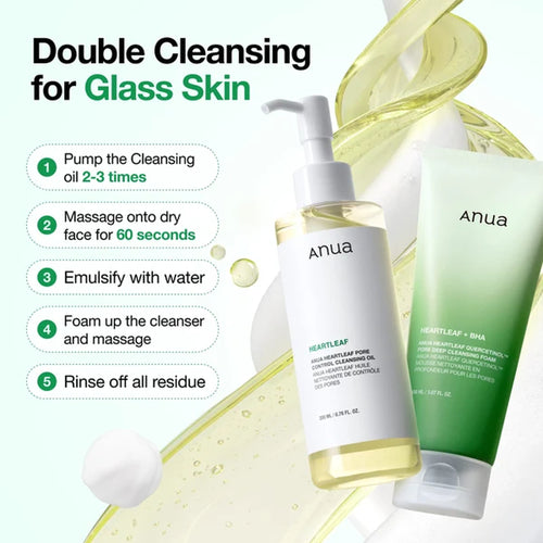 Load image 1 in gallery view. ANUA Heartleaf Pore Control Cleansing Oil 200ml