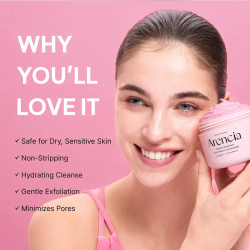 Load image 1 in gallery view. ARENCIA Fresh Rosehip Rice Mochi Cleanser 120g