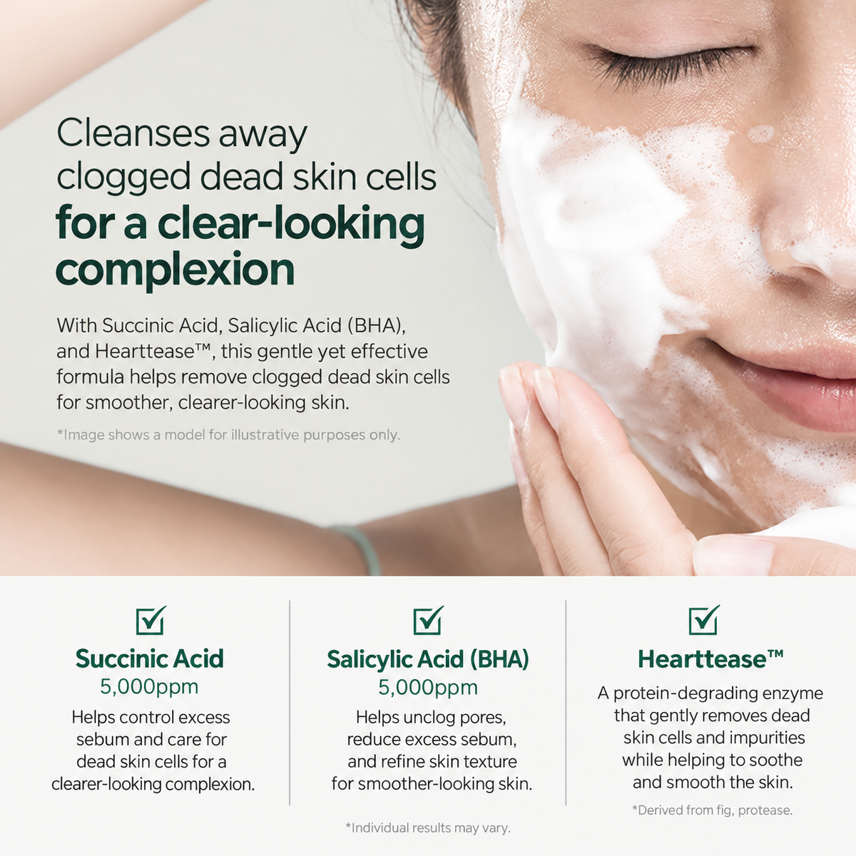 ANUA Heartleaf Succinic Moisture Cleansing Foam