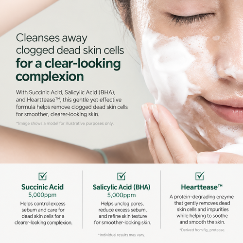 Load image 1 in gallery view. ANUA Heartleaf Succinic Moisture Cleansing Foam