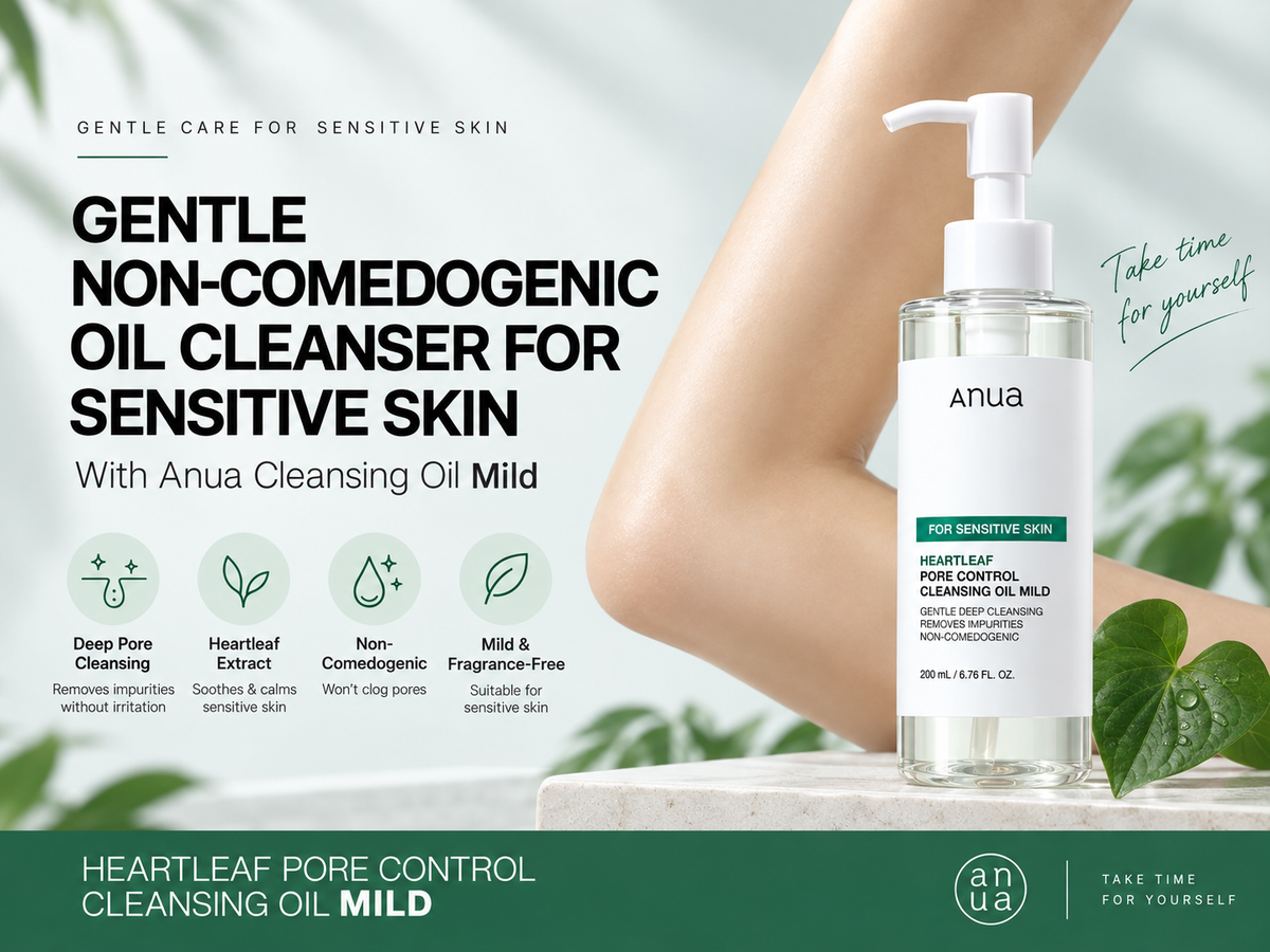 ANUA Heartleaf Pore Cleansing Oil Mild detail 1