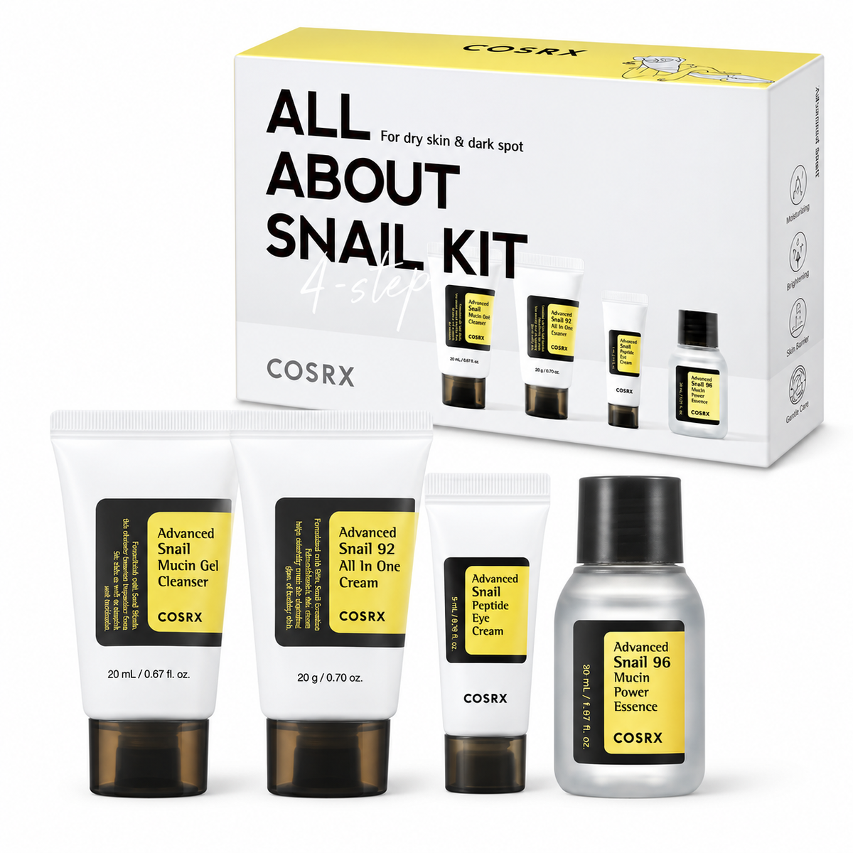 COSRX All About Snail Trial Kit 4pcs