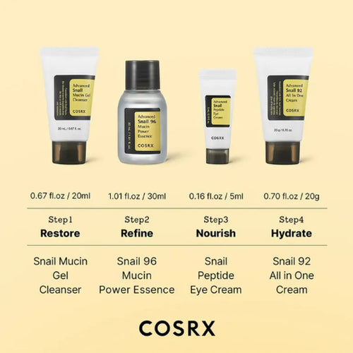 Load image 1 in gallery view. COSRX All About Snail Trial Kit 4pcs
