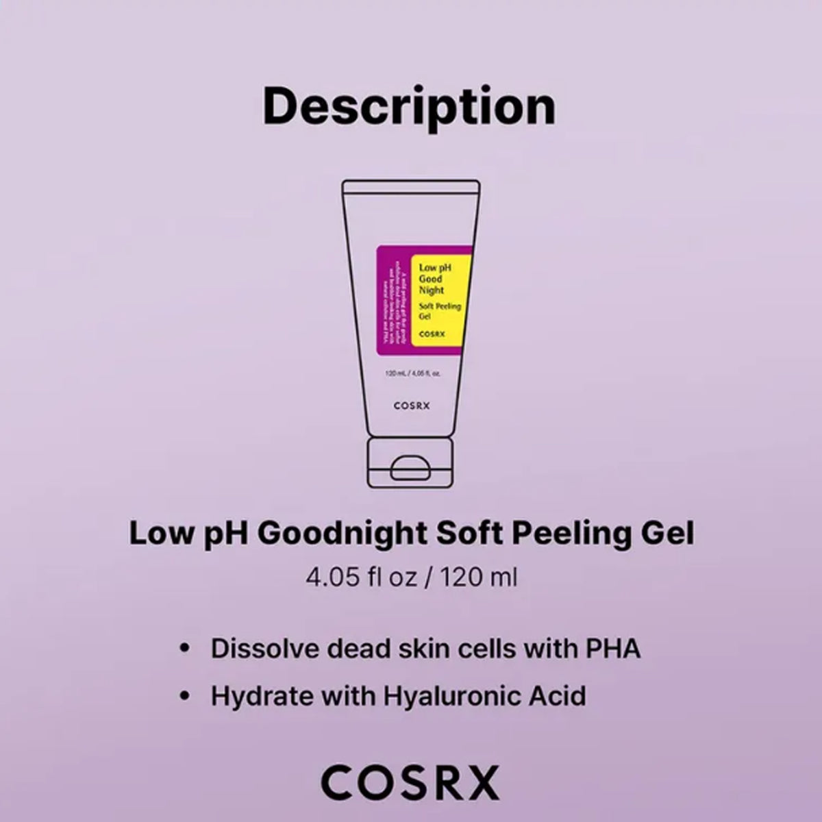 COSRX Low pH Good Night Soft Peeling Gel 120ml