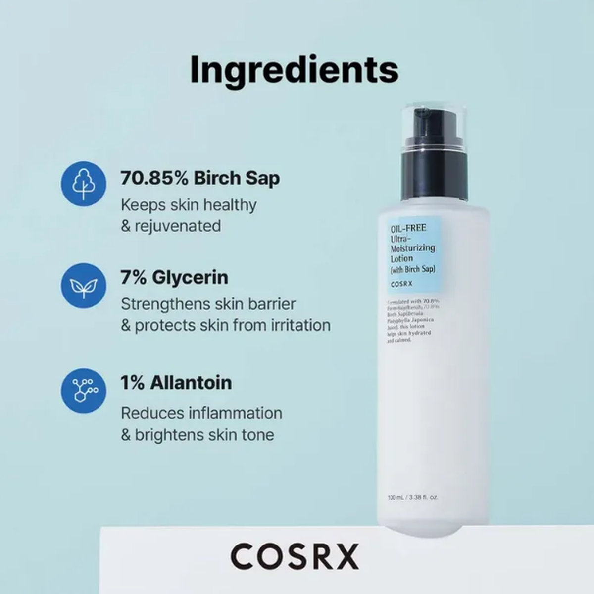 COSRX Oil Free Ultra Moisturizing Lotion 100ml