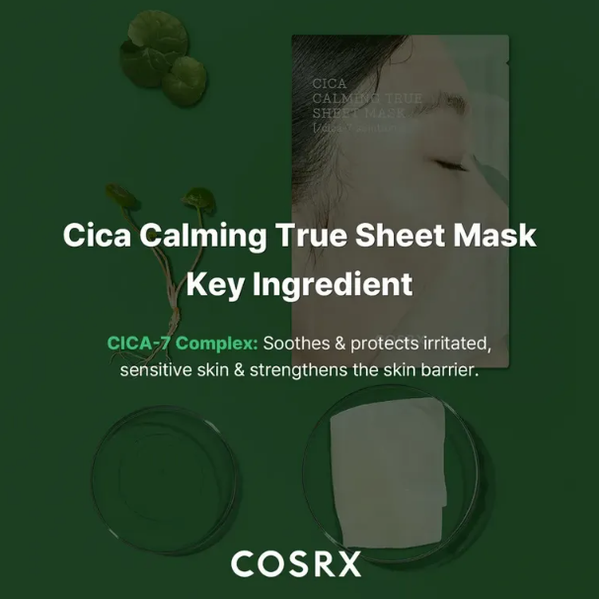COSRX Pure Fit Cica Calming True Sheet Mask 1 Sheet