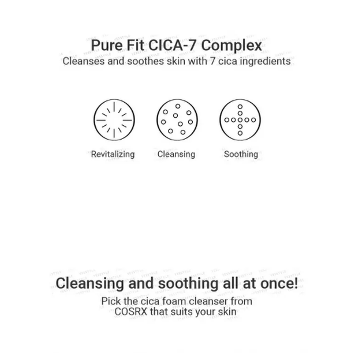 COSRX Pure Fit Cica Creamy Foam Cleanser 75ml / 150ml