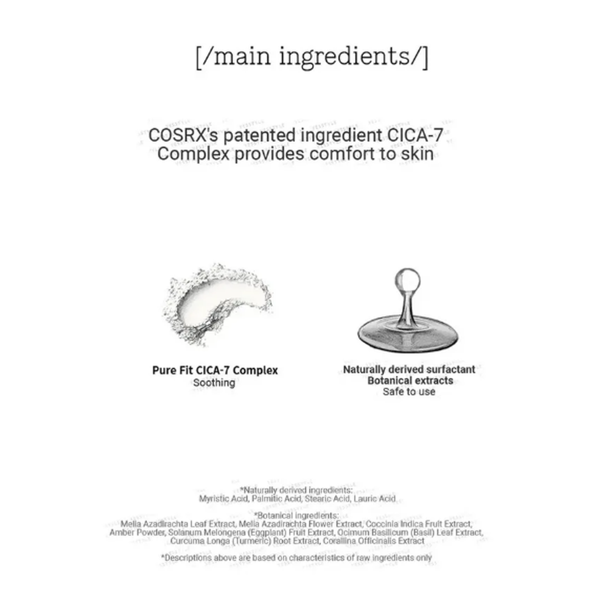 COSRX Pure Fit Cica Creamy Foam Cleanser 75ml / 150ml