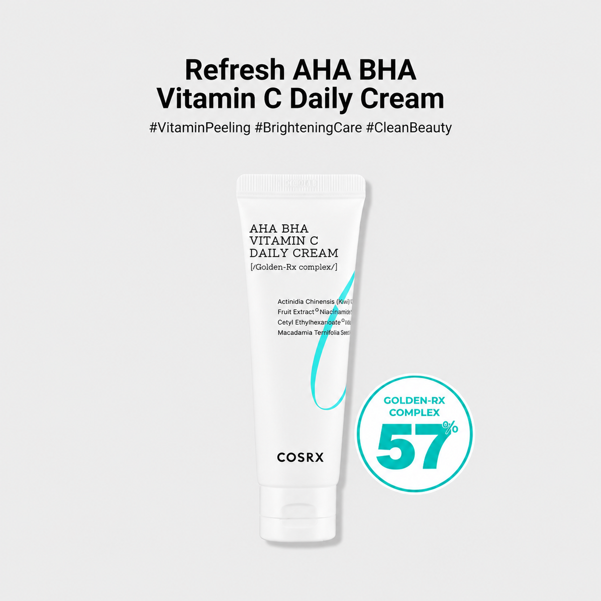 COSRX Refresh AHA BHA Vitamin C Daily Cream 50ml