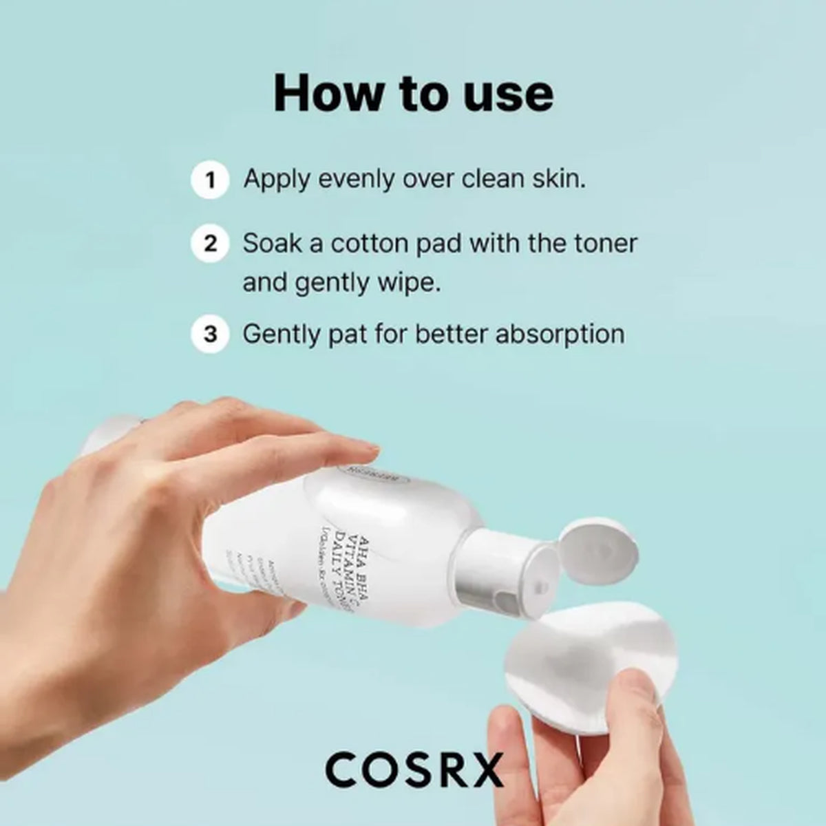 COSRX Refresh AHA BHA Vitamin C Daily Toner 50ml / 150ml
