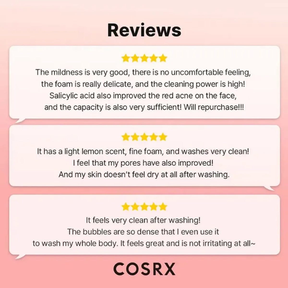 COSRX Salicylic Acid Daily Gentle Cleanser 50ml / 150ml