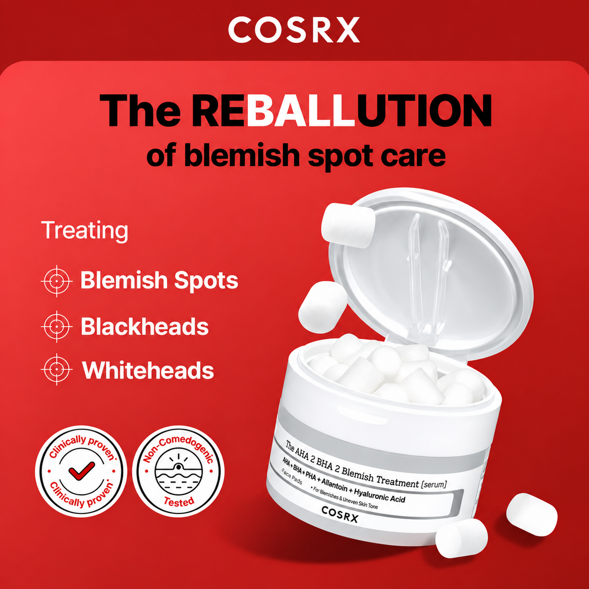 COSRX The AHA 2 BHA 2 Blemish Treatment Serum 50g