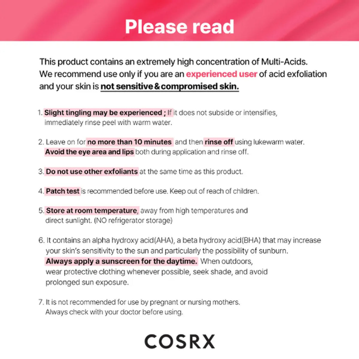 COSRX The AHA BHA PHA LHA 35 Peel 30ml