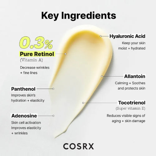 Load image 1 in gallery view. COSRX The Retinol 0.3 Cream 20ml
