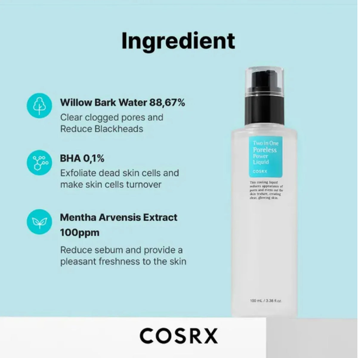 COSRX Two In One Poreless Power Liquid 100ml