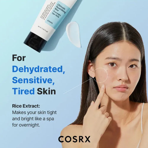 Load image 1 in gallery view. COSRX Ultimate Nourishing Rice Overnight Spa Mask 60ml