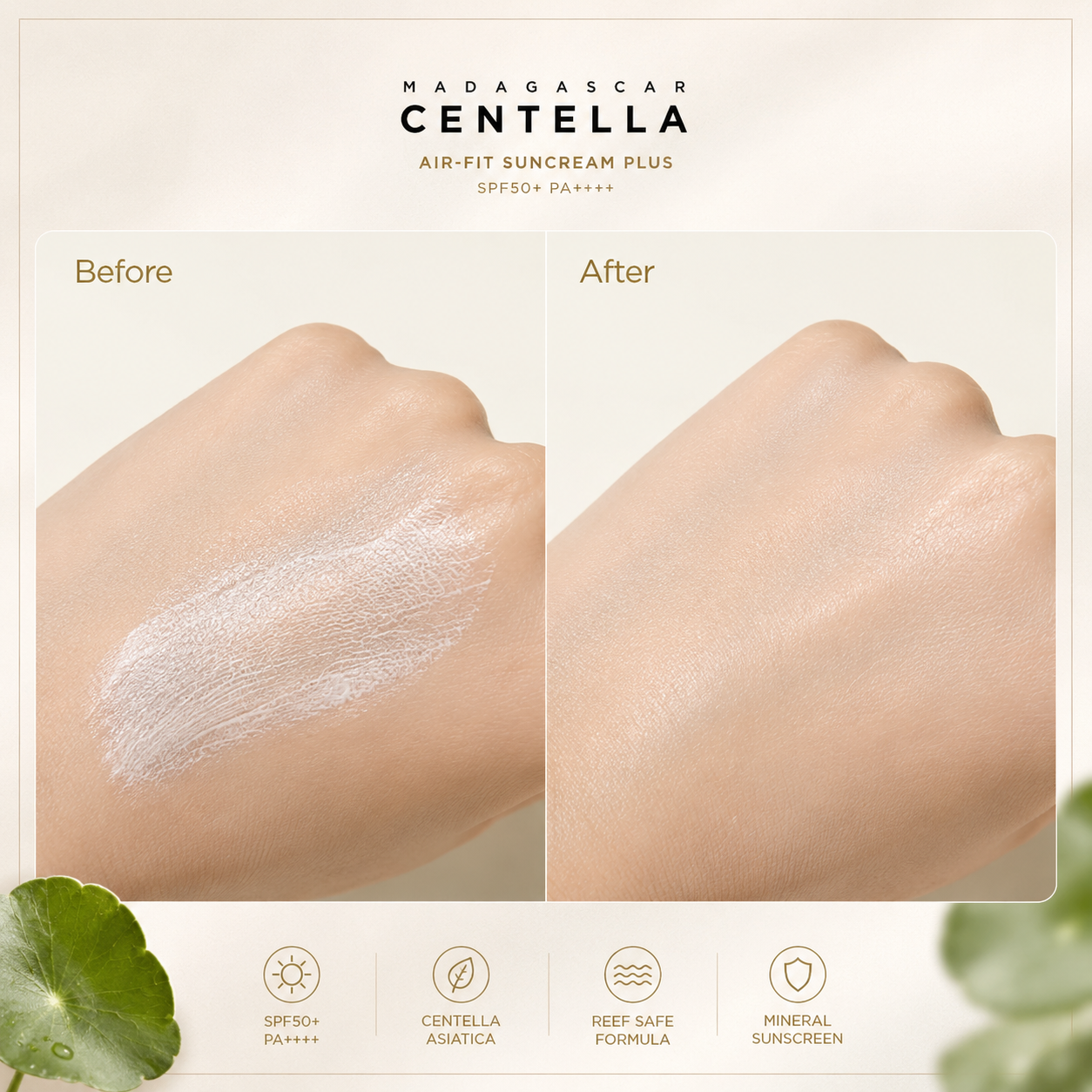 SKIN1004 Madagascar Centella Air-Fit Suncream Plus SPF 50+