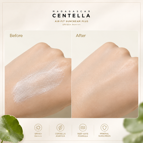 Load image 1 in gallery view. SKIN1004 Madagascar Centella Air-Fit Suncream Plus SPF 50+