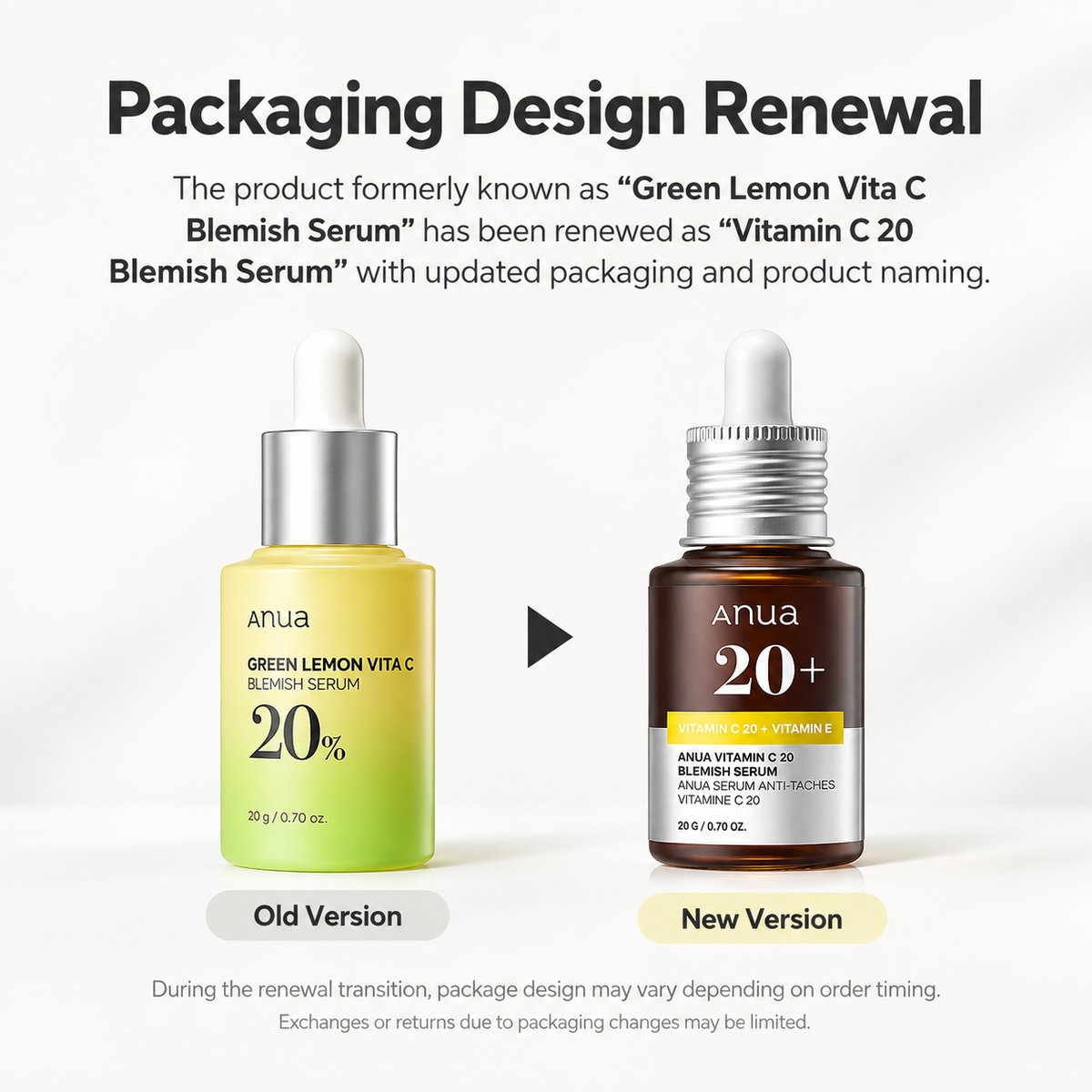 ANUA Green Lemon Vita C Blemish Serum