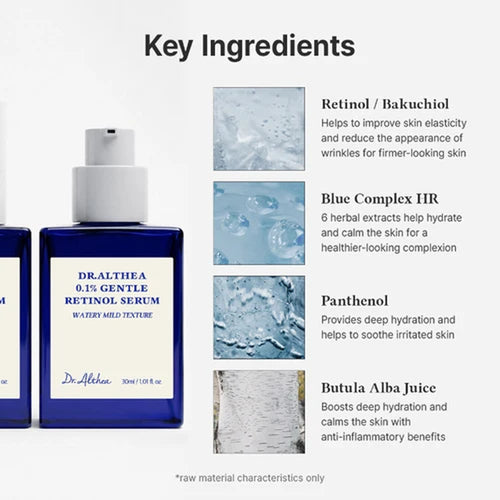 Load image 1 in gallery view. DR.ALTHEA 0.1% Gentle Retinol Serum 30ml