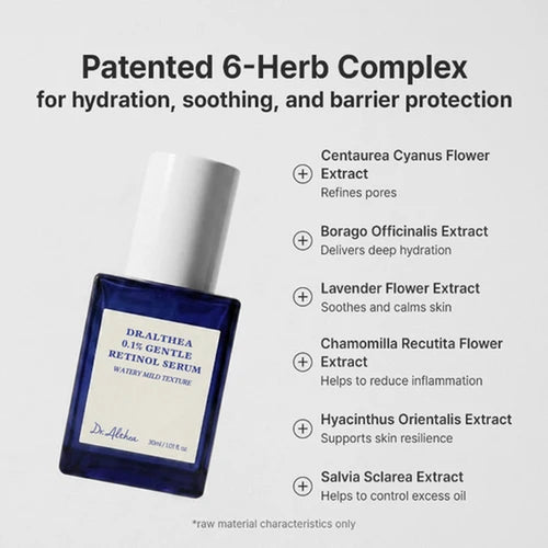 Load image 1 in gallery view. DR.ALTHEA 0.1% Gentle Retinol Serum 30ml