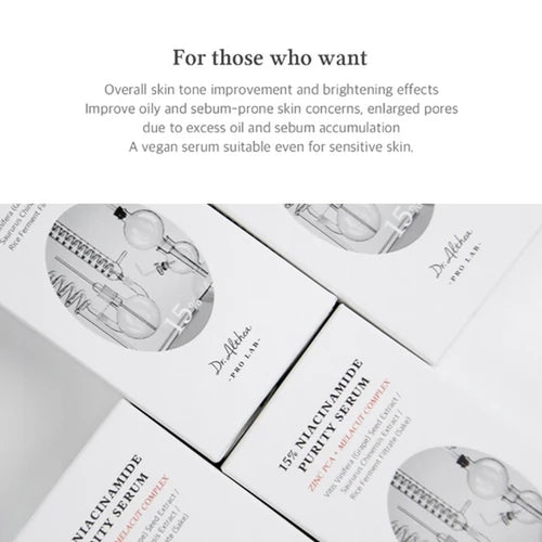Load image 1 in gallery view. DR.ALTHEA 15% Niacinamide Purity Serum 30ml