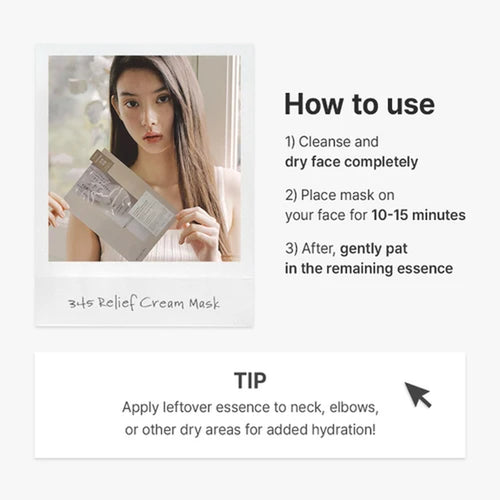 Load image 1 in gallery view. DR.ALTHEA 345 Relief Cream Mask Set 4 Sheets