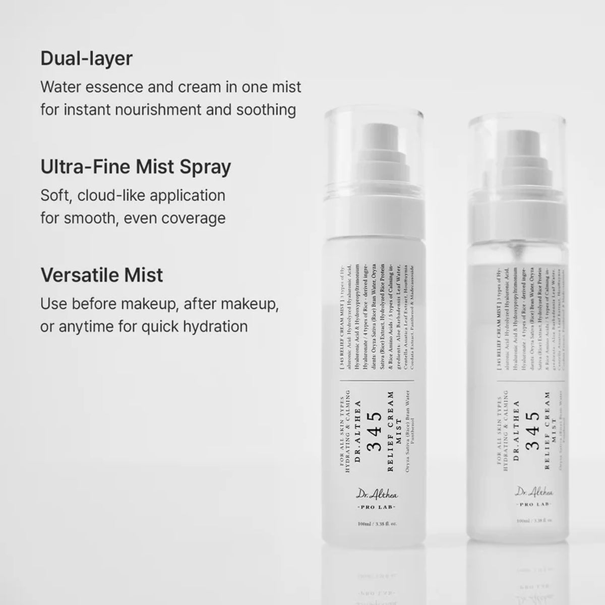 DR.ALTHEA 345 Relief Cream Mist 60ml / 100ml